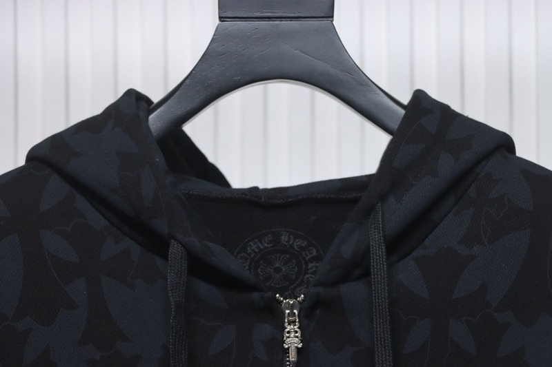Bstsneaker-Chrome Hearts Cross Zip Hoodie 270