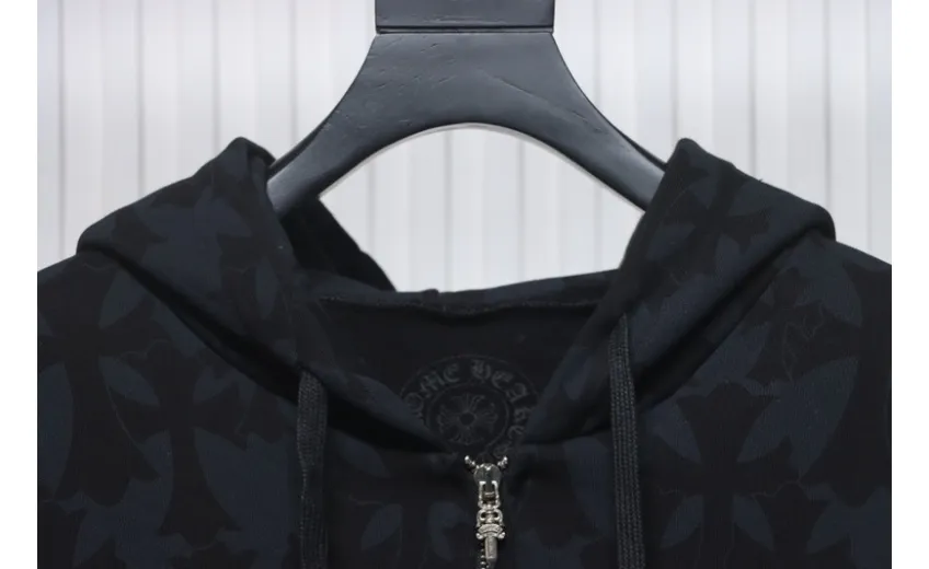 Bstsneaker-Chrome Hearts Cross Zip Hoodie 270