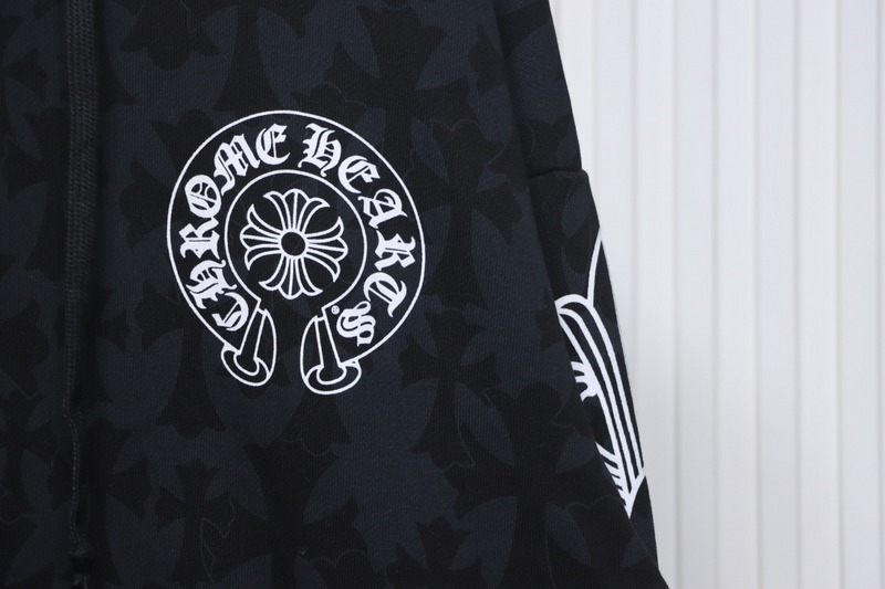 Bstsneaker-Chrome Hearts Cross Zip Hoodie 270
