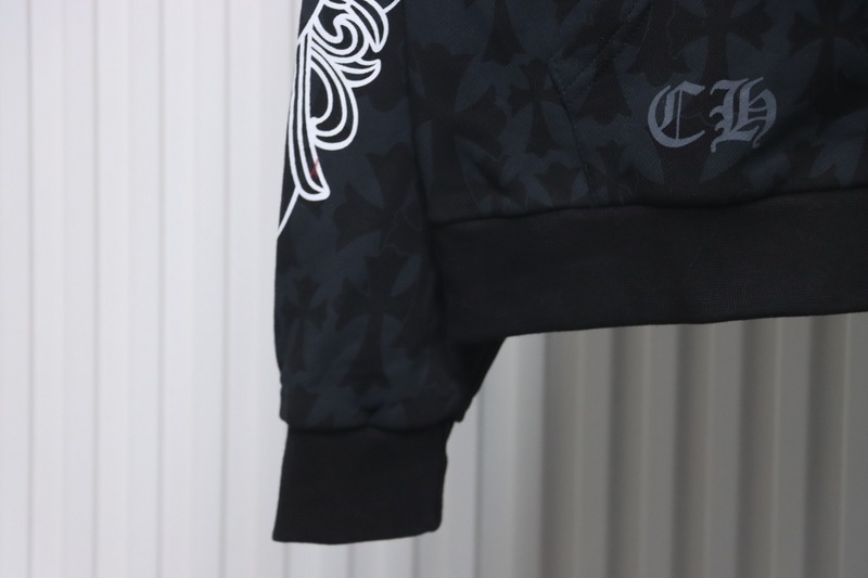 Bstsneaker-Chrome Hearts Cross Zip Hoodie 270