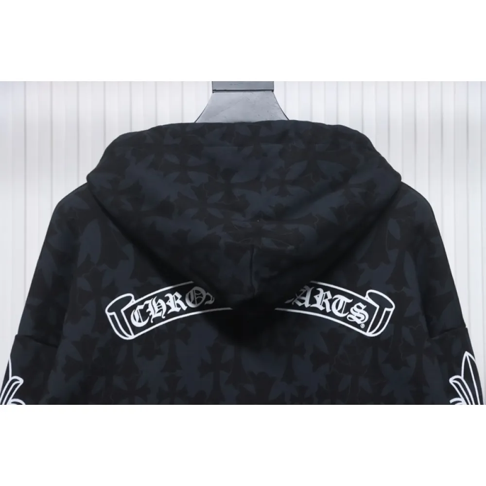 Bstsneaker-Chrome Hearts Cross Zip Hoodie 270
