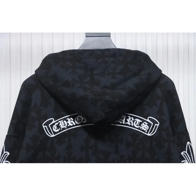 Bstsneaker-Chrome Hearts Cross Zip Hoodie 270