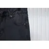 Bstsneaker-Chrome Hearts Leather Cross Denim Jeans  All Black 190