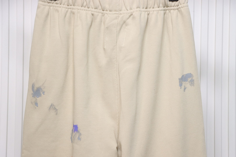 Bstsneaker-GALLERY DEPT patchwork hand-painted graffiti ink trousers khaki 200