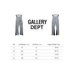 GALLERY DEPT patchwork hand-painted graffiti ink trousers grey 200