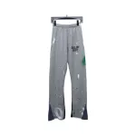 GALLERY DEPT patchwork hand-painted graffiti ink trousers grey 200