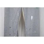 GALLERY DEPT patchwork hand-painted graffiti ink trousers grey 200