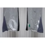 GALLERY DEPT patchwork hand-painted graffiti ink trousers grey 200
