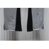 Bstsneaker-GALLERY DEPT patchwork hand-painted graffiti ink trousers grey 200