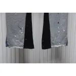 GALLERY DEPT patchwork hand-painted graffiti ink trousers grey 200