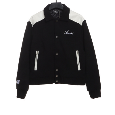 Bstsneaker-AMIRI classic contrast sleeve jacket 290 01