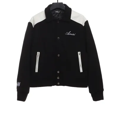 AMIRI classic contrast sleeve jacket 290 01