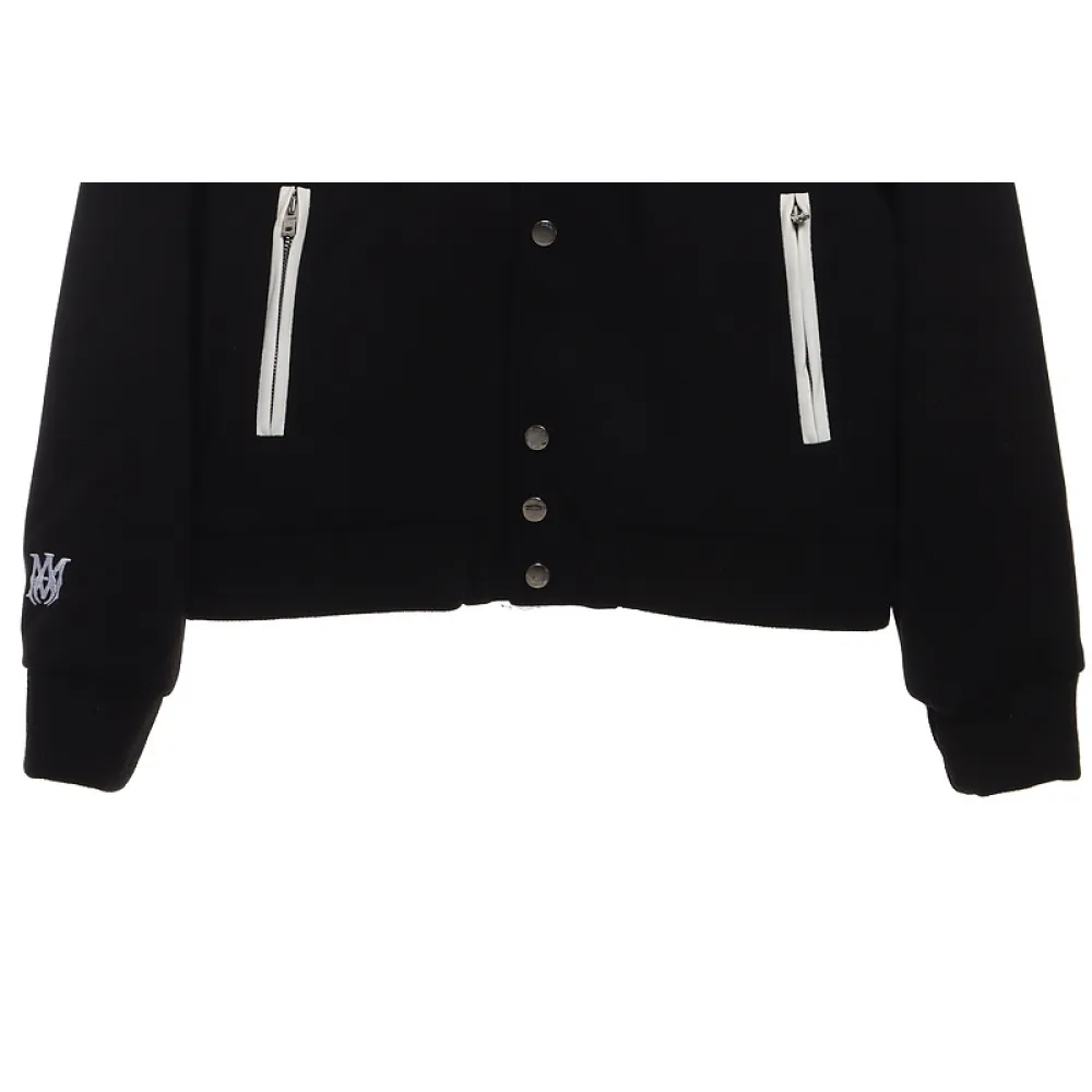 Bstsneaker-AMIRI classic contrast sleeve jacket 290