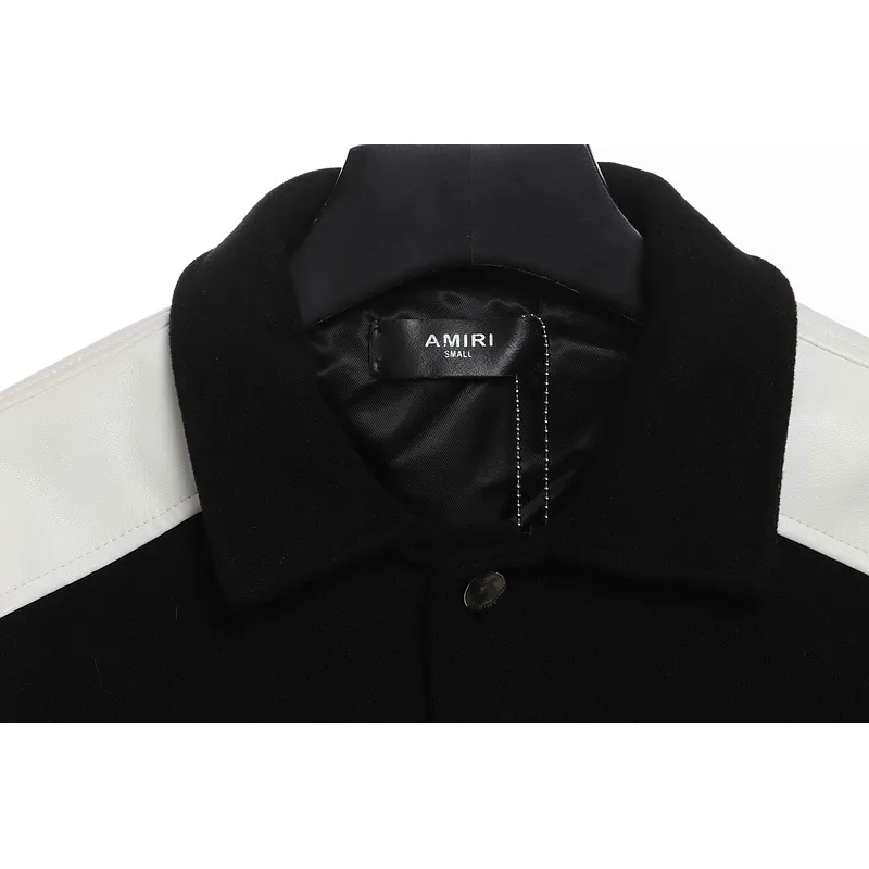 Bstsneaker-AMIRI classic contrast sleeve jacket 290