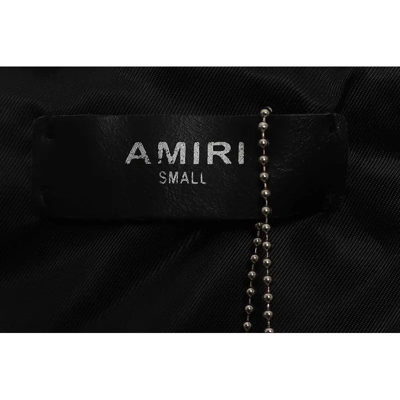 Bstsneaker-AMIRI classic contrast sleeve jacket 290