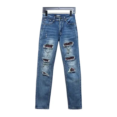 AMIRI MX1 Pink Diamond Washed Ripped Jeans 200 01