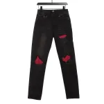 AMIRI pink ripped jeans 200