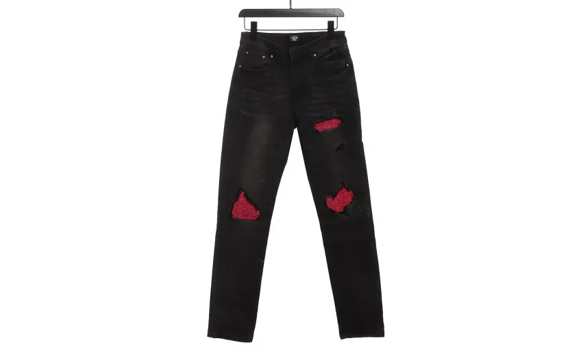 AMIRI pink ripped jeans 200