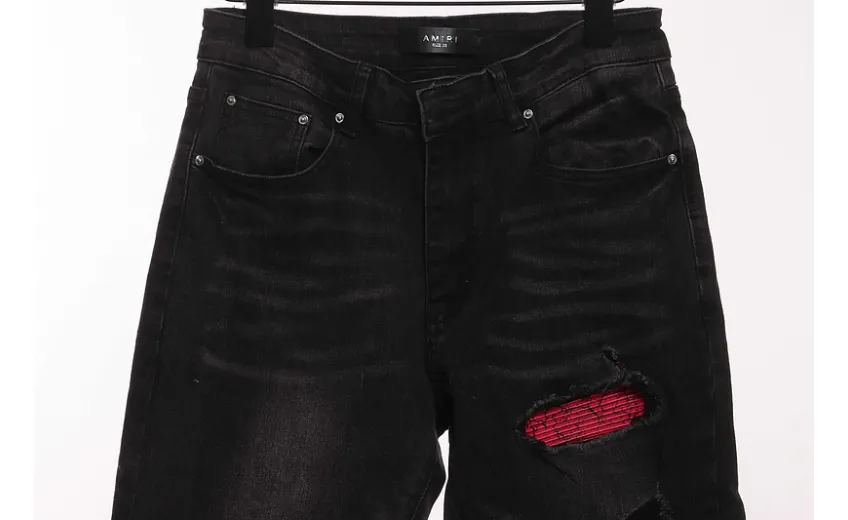 AMIRI pink ripped jeans 200