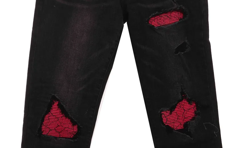 AMIRI pink ripped jeans 200