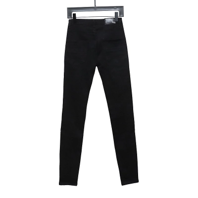 Bstsneaker-AMIRI black ripped diamond high street jeans 210 02