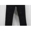 Bstsneaker-AMIRI black ripped diamond high street jeans 210