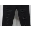 Bstsneaker-AMIRI black ripped diamond high street jeans 210