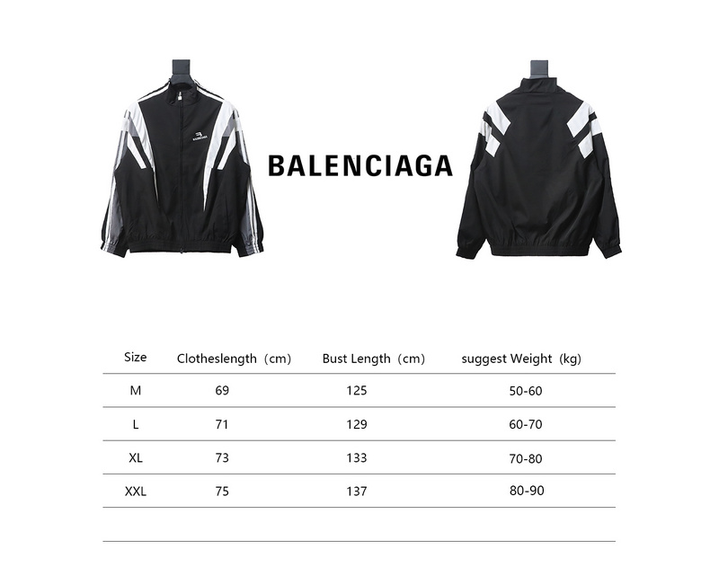 Bstsneaker-Balenciaga double hook embroidery jacket suit 230