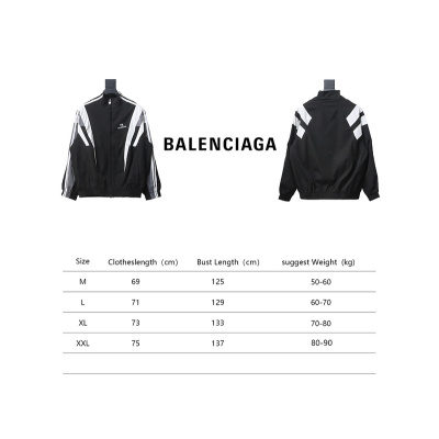 Bstsneaker-Balenciaga double hook embroidery jacket suit 230 02
