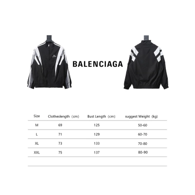 Bstsneaker-Balenciaga double hook embroidery jacket suit 230 02