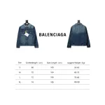 Bstsneaker-Balenciaga embroidered denim jacket blue 220