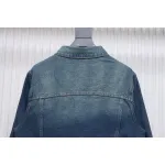 Bstsneaker-Balenciaga embroidered denim jacket blue 220