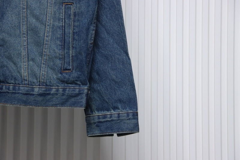 Bstsneaker-Balenciaga embroidered denim jacket blue 220