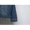 Bstsneaker-Balenciaga embroidered denim jacket blue 220