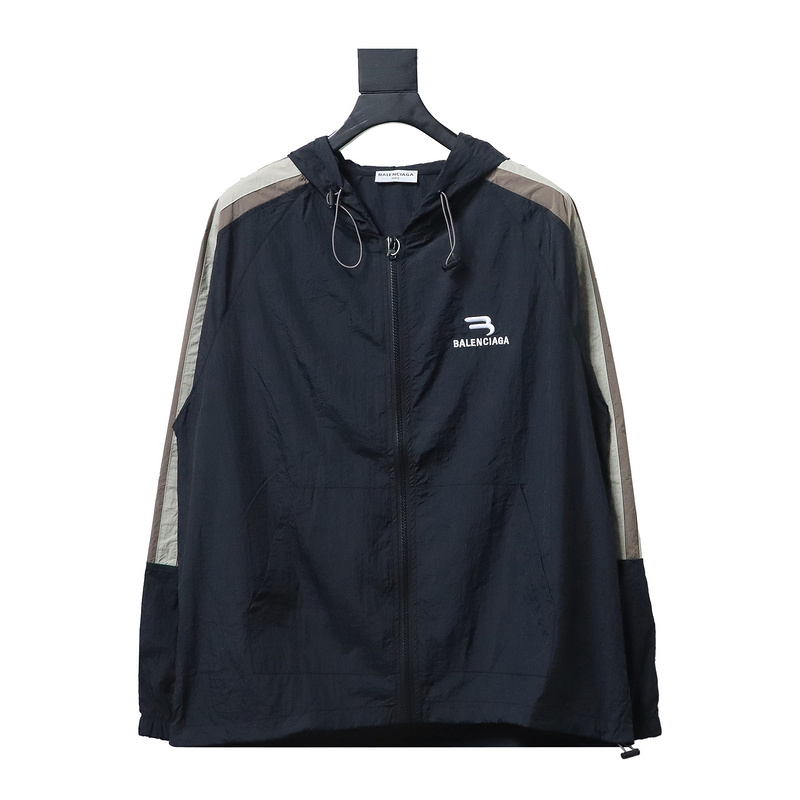 Bstsneaker-Balenciaga zipper embroidered jacket black 200