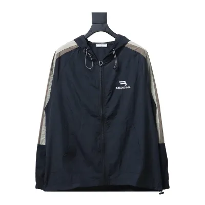 Balenciaga zipper embroidered jacket black 200 01