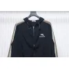 Bstsneaker-Balenciaga zipper embroidered jacket black 200
