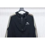 Bstsneaker-Balenciaga zipper embroidered jacket black 200