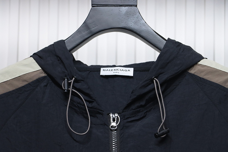 Bstsneaker-Balenciaga zipper embroidered jacket black 200