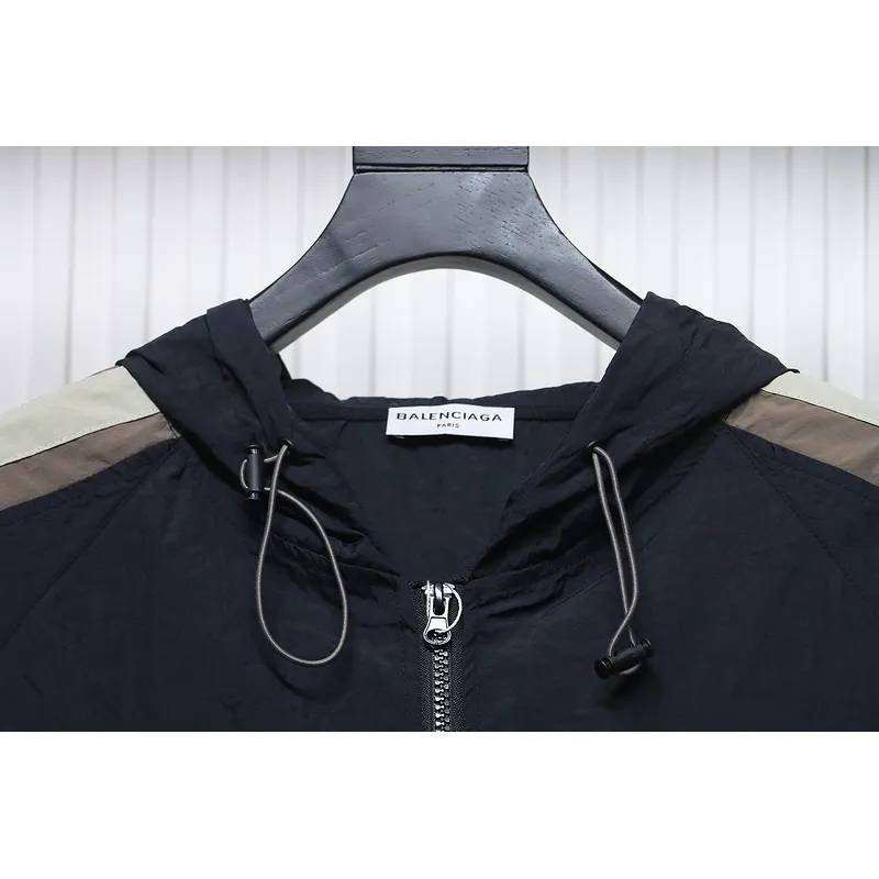 Bstsneaker-Balenciaga zipper embroidered jacket black 200