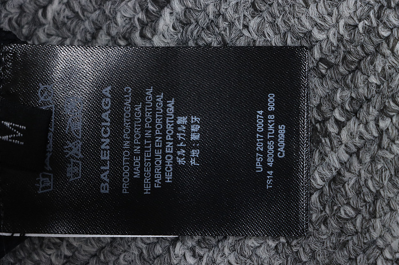 Bstsneaker-Balenciaga zipper embroidered jacket black 200