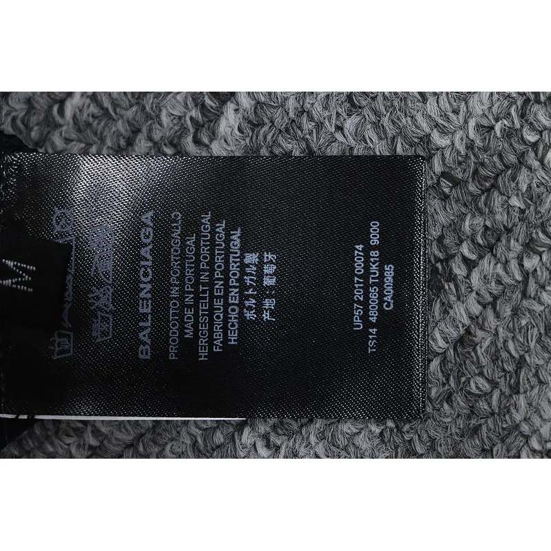 Bstsneaker-Balenciaga zipper embroidered jacket black 200