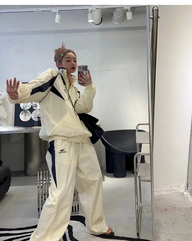 Bstsneaker-Balenciaga embroidery jacket suit 220