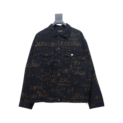 Bstsneaker-Balenciaga washed suit jacket 240 01