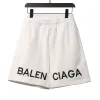 Bstsneaker-Balenciaga embroidered shorts white 150