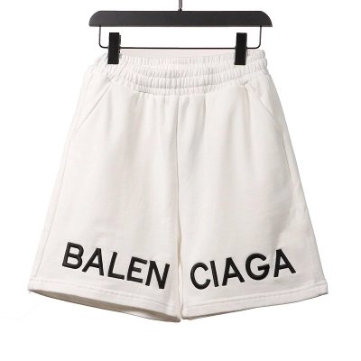 Bstsneaker-Balenciaga embroidered shorts white 150 01