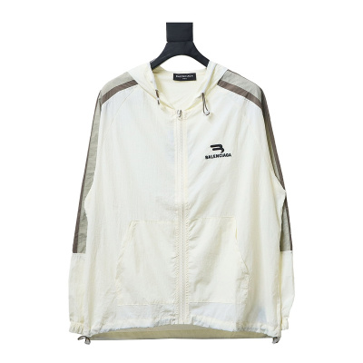 Bstsneaker-Balenciaga zipper embroidered jacket white 200 01