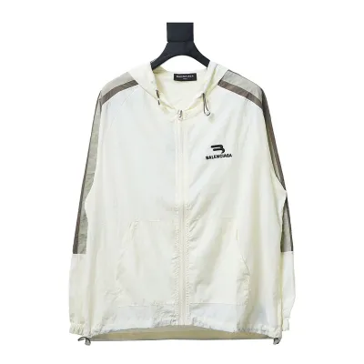 Balenciaga zipper embroidered jacket white 200 01