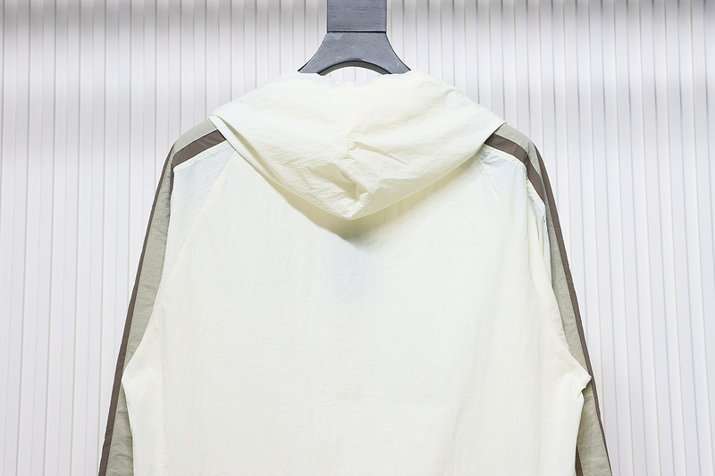 Bstsneaker-Balenciaga zipper embroidered jacket white 200