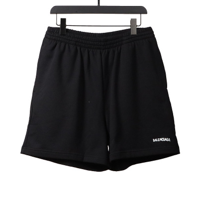 Bstsneaker-Balenciaga embroidered shorts black 170 01